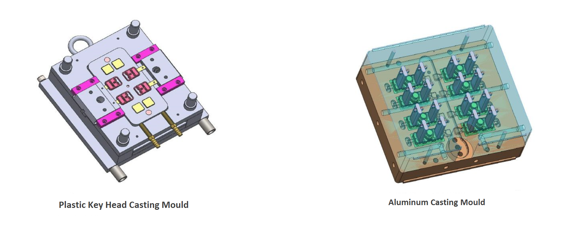 Tooling Production- aluminum and plastic casting welding assembly and mounting moulds, appliances for mechanical processin